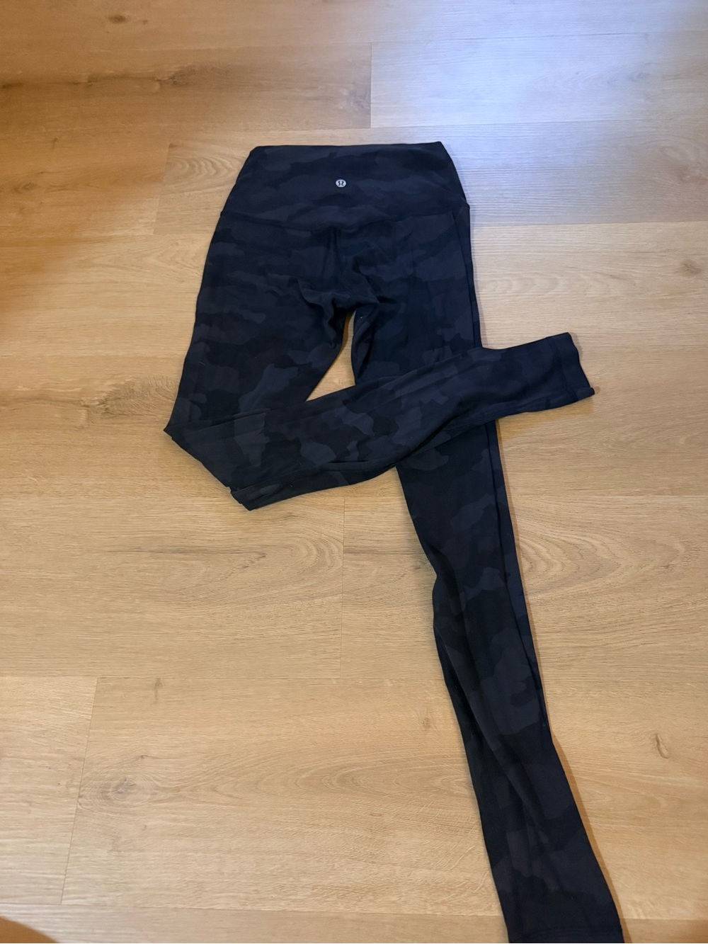 lululemon athletica Black Camo Leggings